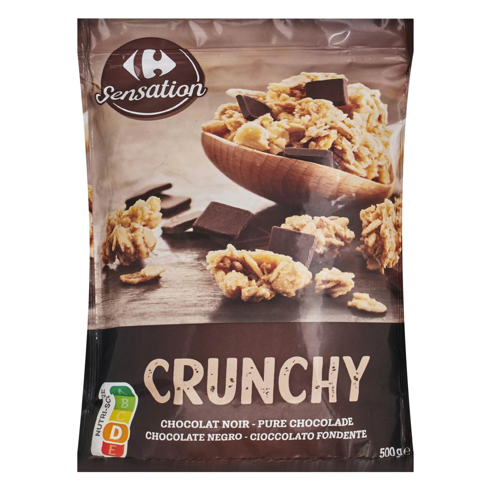 Carrefour Muesli Dark Chocolate, 500 g